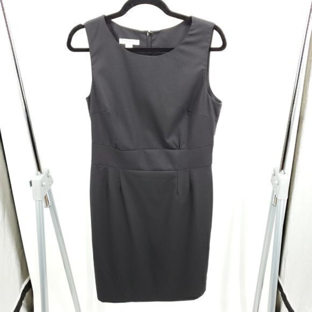 Pendleton Lightweight Wool Sheath Dress 10 Black